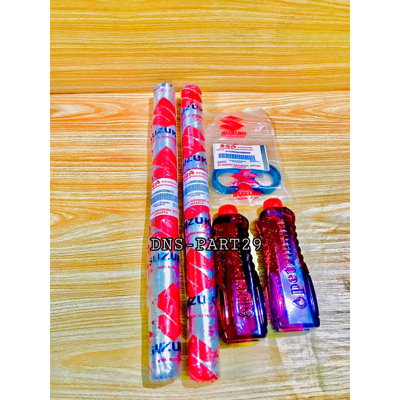 AS SHOCK DEPAN PLUS SEAL OIL SHOCK SUZUKI SMASH 110 LAMA/SMASH 110NEW/SHOGUN 110 MODEL DRAT