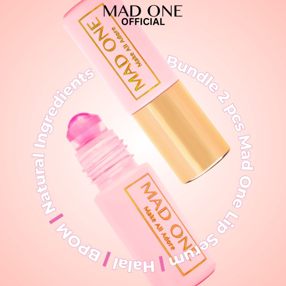 ART V53U Mad One Bundling 2 pcs Lebih Murah  Lip Serum Bibir Pink Seperti di Sulam