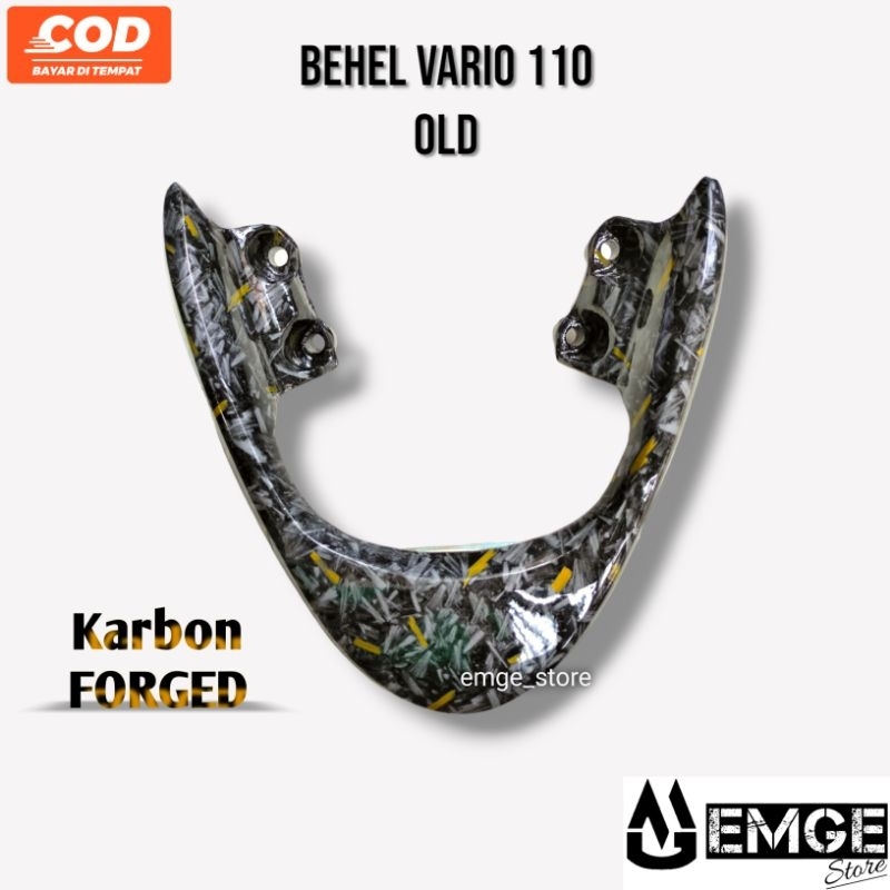 Behel begel vario 110 old/lama KARBON FORGED planger honda vario 110 Karbu Model Ori Original KARBON