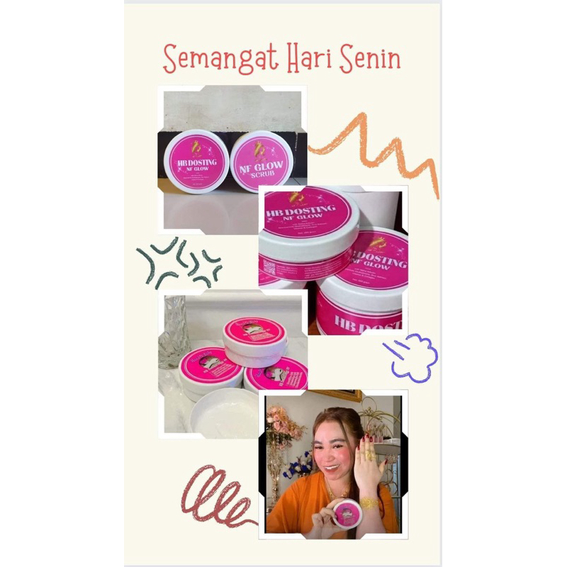 Body lotion 2nf glow (3 pot) peket reseler