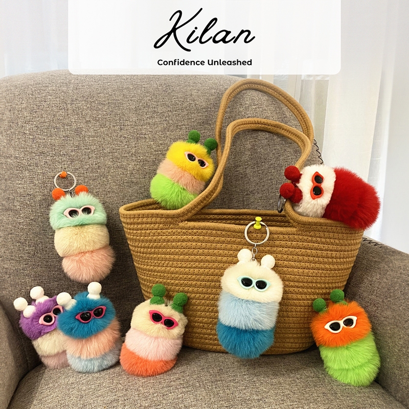 HUMAIRA Gantungan Tas Lucu Gantungan Kunci Pom Pom - CC010