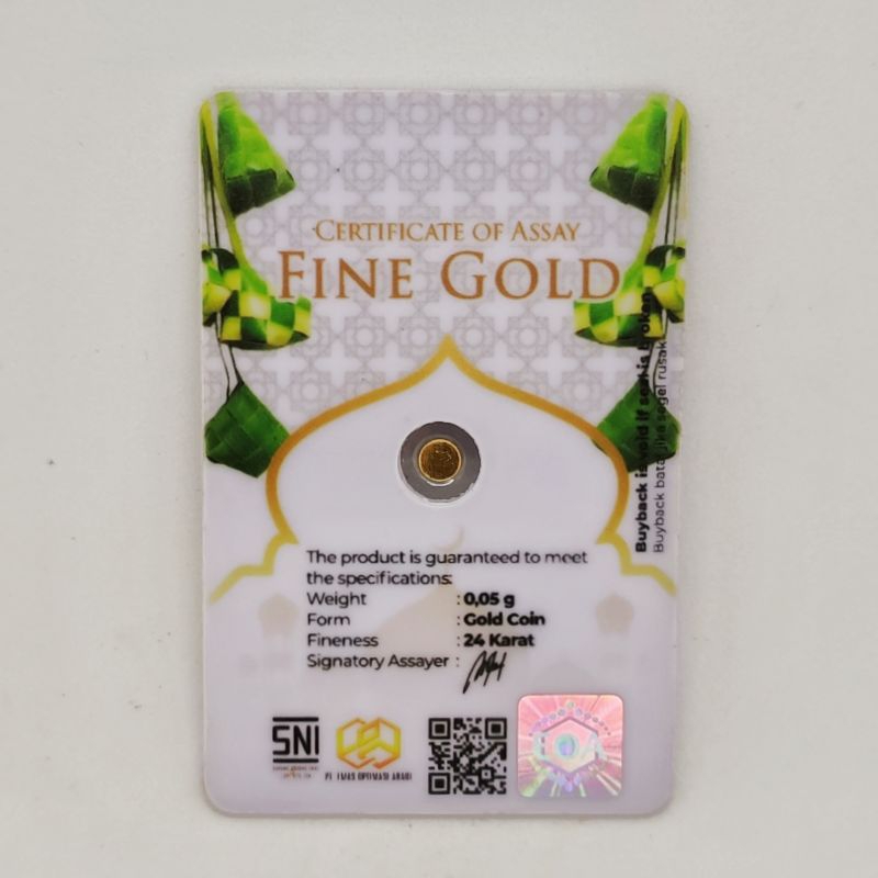 LM EOA Gold 0.05 gram Idul Fitri Series