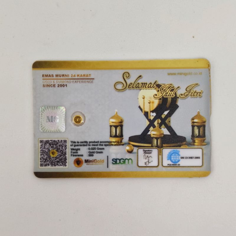 LM Mini gold 0.025 Idul Fitri Series