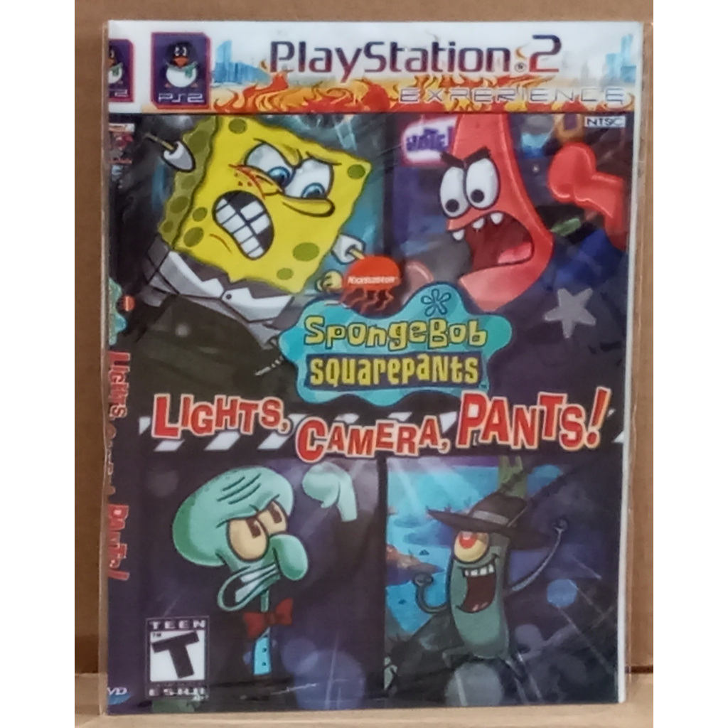 KASET PS2 KOPAB: SPONGEBOB SQUAREPANTS LIGHT CAMERA PANTS