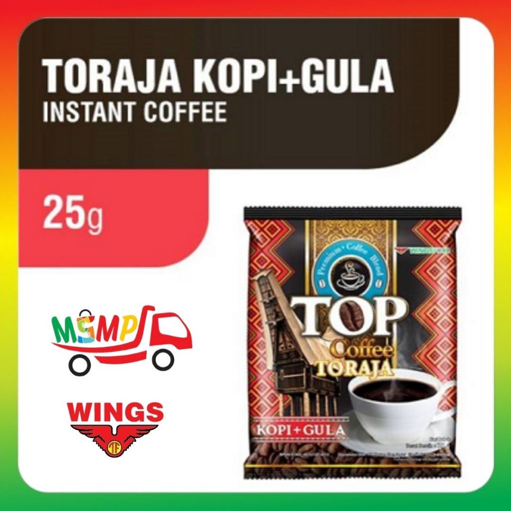 

Top Coffee Toraja + Gula 25 gram