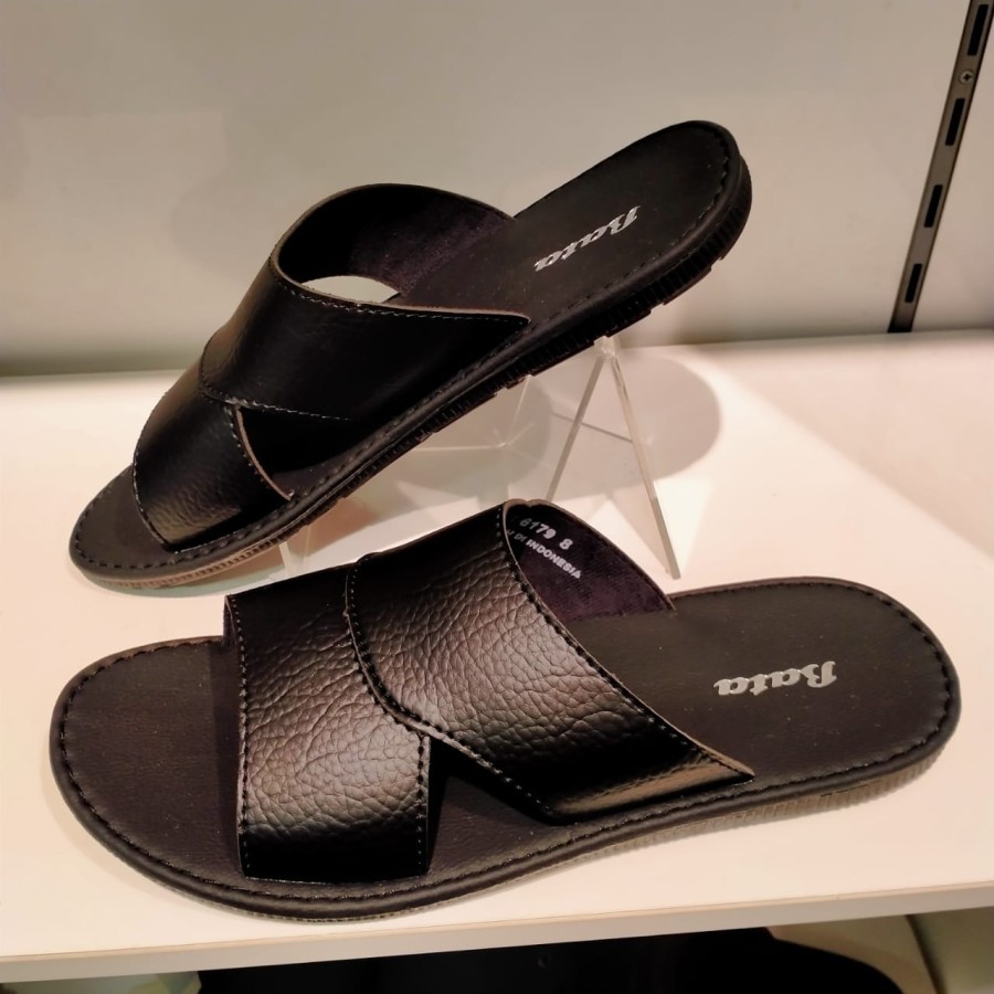 sandal pria bata original