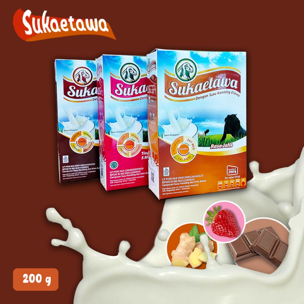 

Susu Kambing Etawa Sukaetawa Bubuk 200 gram