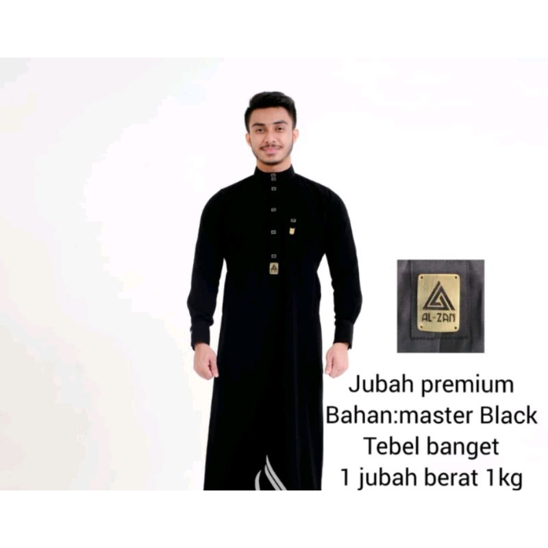 baju gamis muslim pria tebal terbaru