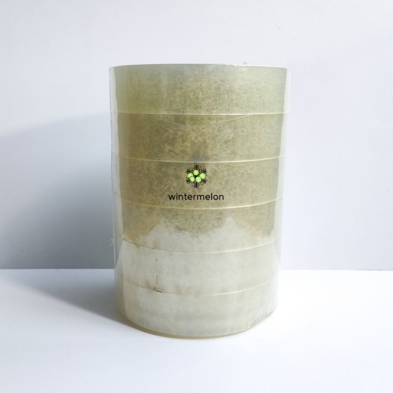 

1 Buah Isolasi Lakban Bening Transparan 1 Inch 100 Yards / Isolasi Lebar 2,4 cm Panjang 90 Meter / Isolasi Bening / Lakban Bening OPP