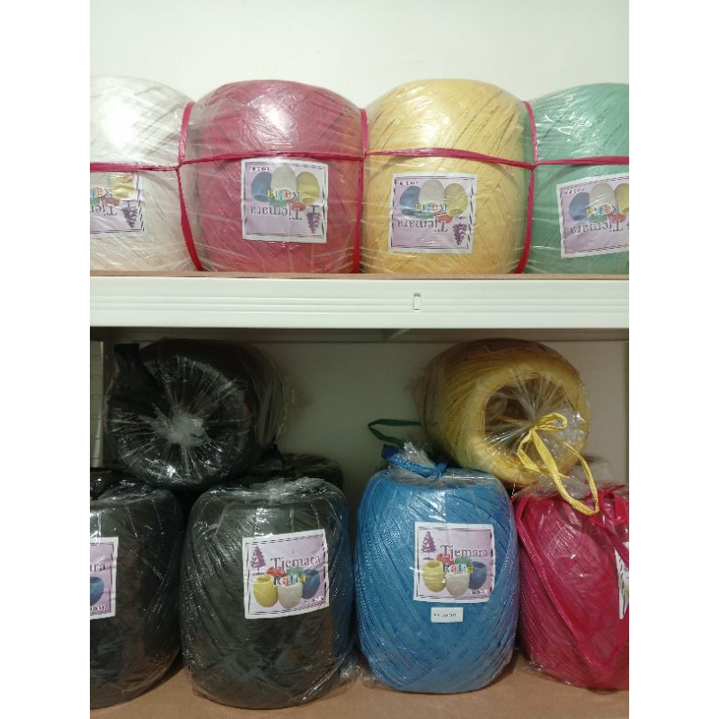 

Tali rafia warna warni 1kg | tali rafia murah