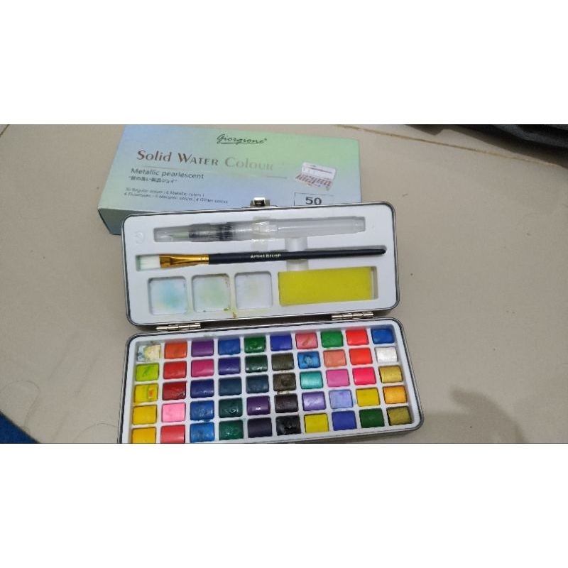 

Giorgione Watercolor 50 Warna Preloved Good Condi