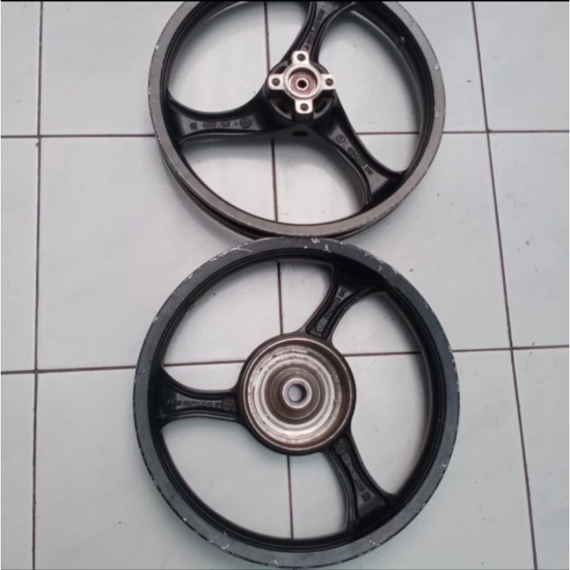 velg pelek racing depan belakang Suzuki Nex fi /Nex karbu/ lets original