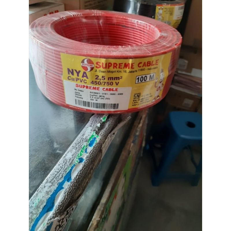 Kabel NYA 2.5 mm 100 meter supreme