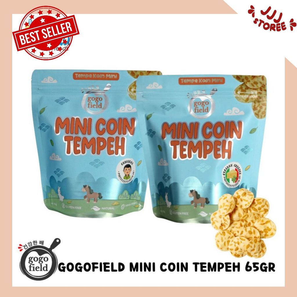 

Gogofield Crunchy Mini Coin Tempeh 65 gr / Tempe Krispi