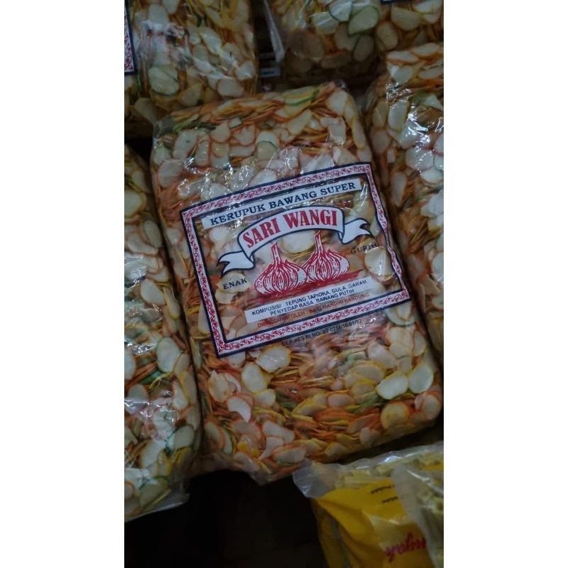 

kerupuk bawang super sariwangi