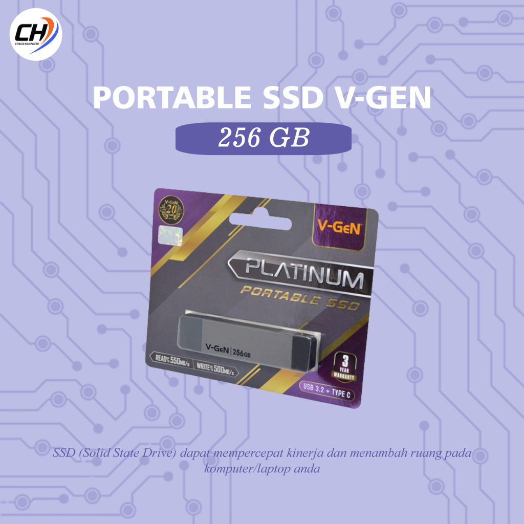Portable SSD V-Gen Platinum 256GB