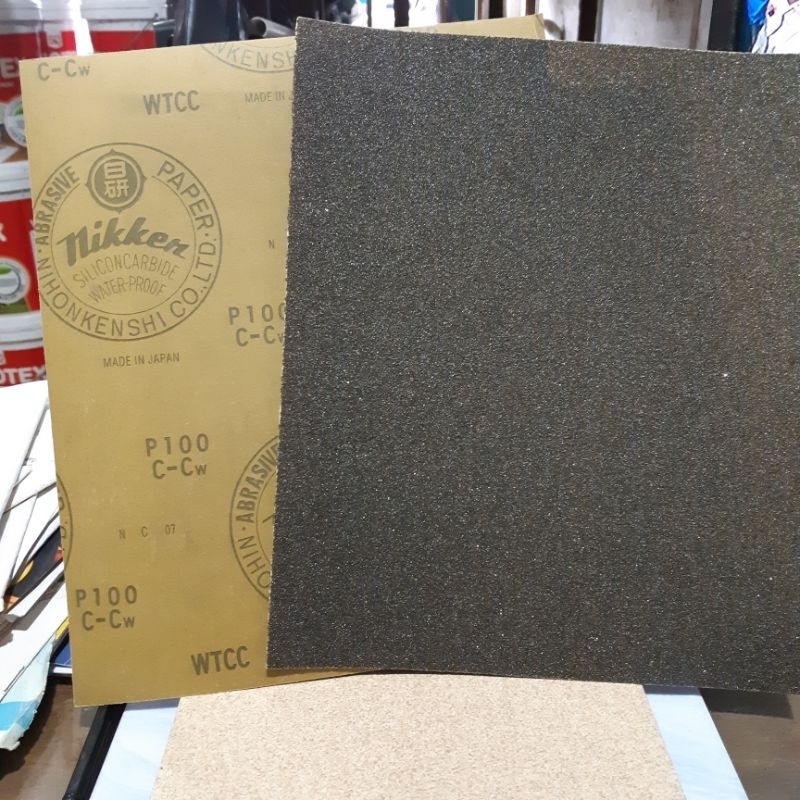 Amplas Nikken Niken Grit HALUS KASAR 60 80 100 120 150 180 240 280 320 360 400 500 600 800 1000 1200