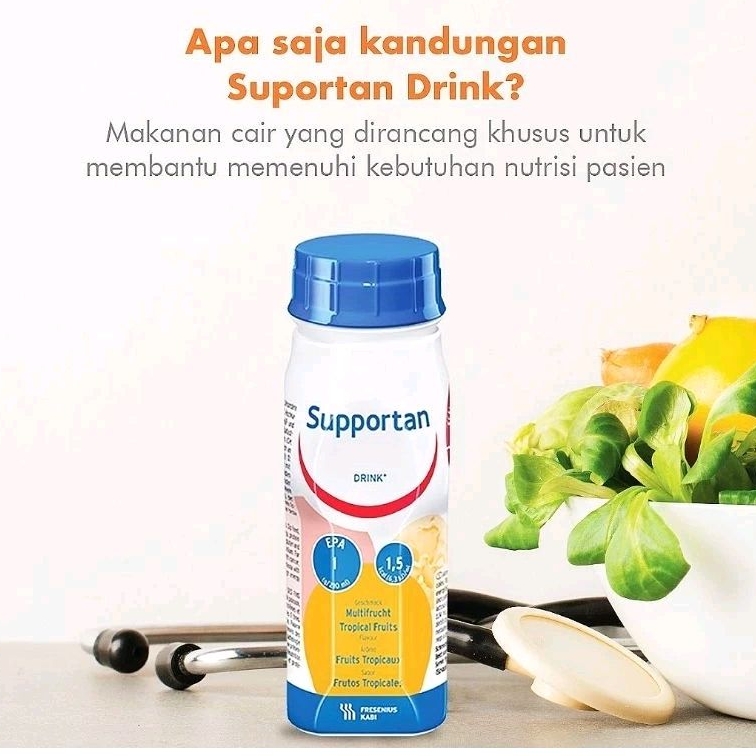

SUPPORTAN DRINK 200 ML Susu Nutrisi Tinggi Kalori Padat Gizi
