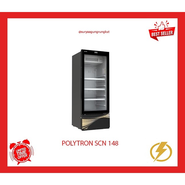 PENDINGIN / SHOWCASE POLYTRON 190 LITER - SCN 148