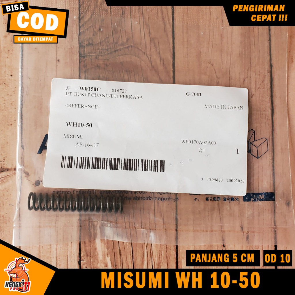Per Misumi Mizumi Jepang Misumi Bulat WH 10-50 OD 10 Panjang 5 cm Keras