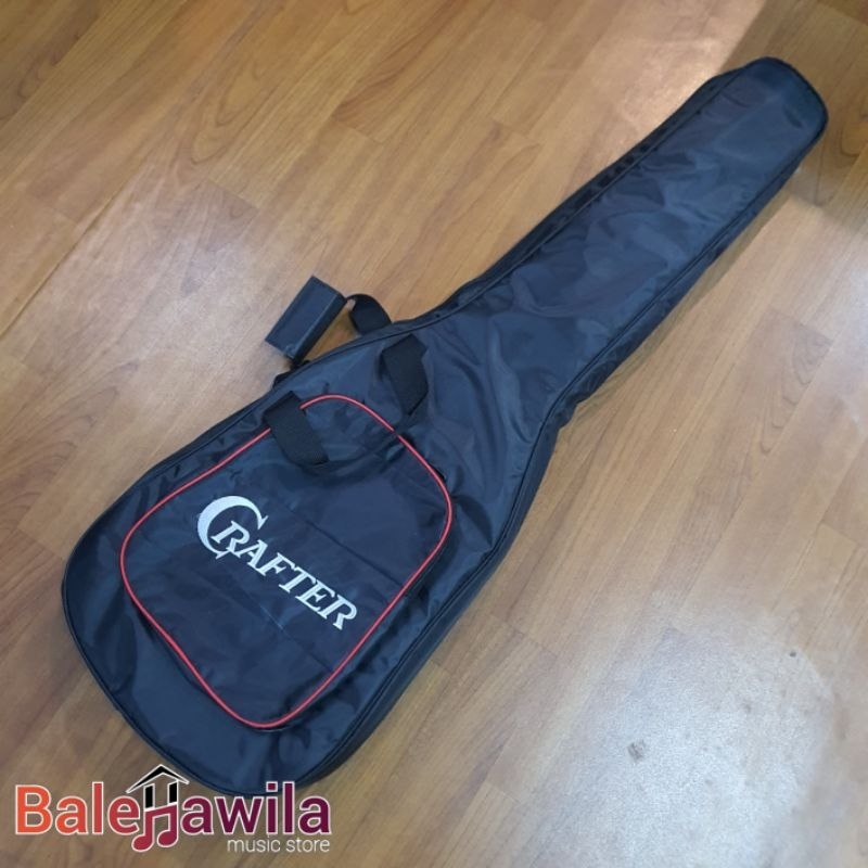 Softcase Tas Gitar Elektrik Crafter Gitar Jinjing Ransel Tas