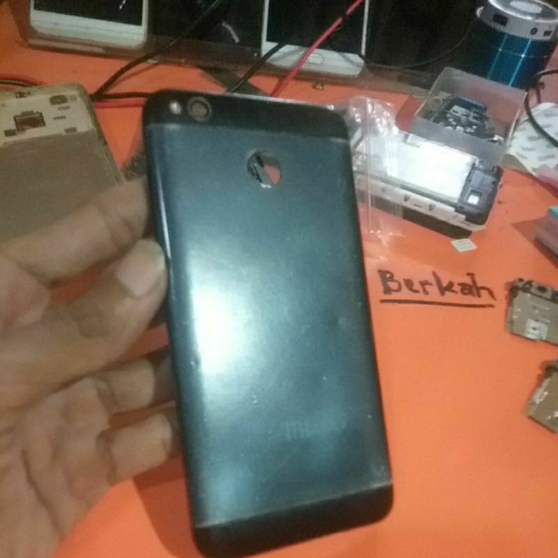 backdoor redmi 4x hitam bekas ori copotan