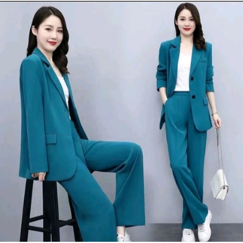 Setelan Jas Wanita Blazer Terbaru/Setelan Wanita/Jas Wanita Korea