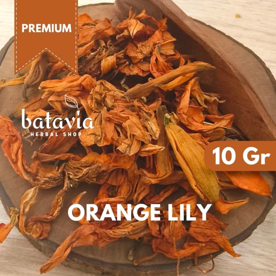 

Orange Lily Flower Tea Teh Bunga Oranye Teh Bunga Orange Lily Tea