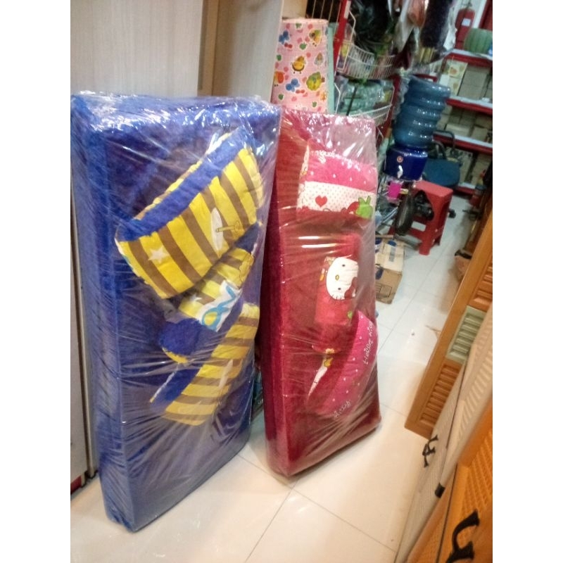 kasur bulu kualitas super 2 bantal 1 guling