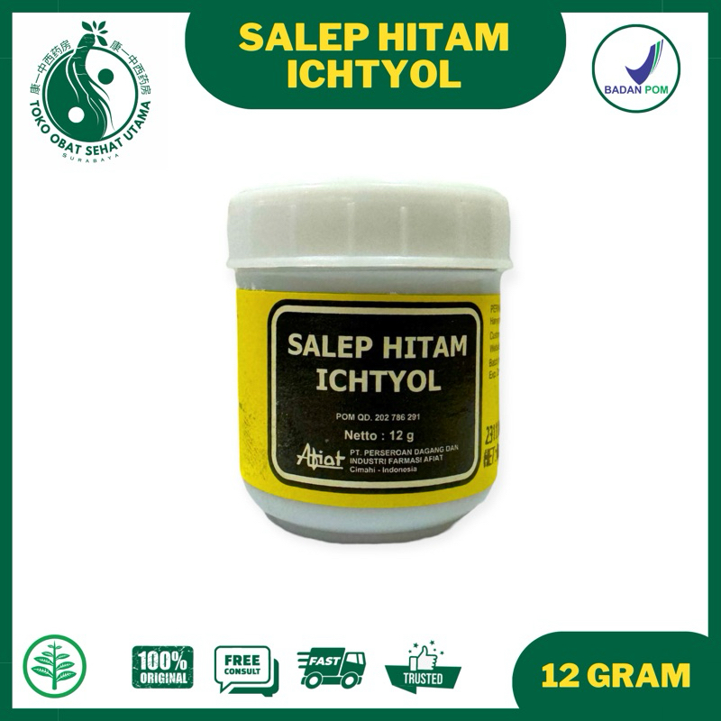 SALEP HITAM ICHTYOL / Salep Bisul / Membantu Mengatasi Bisul