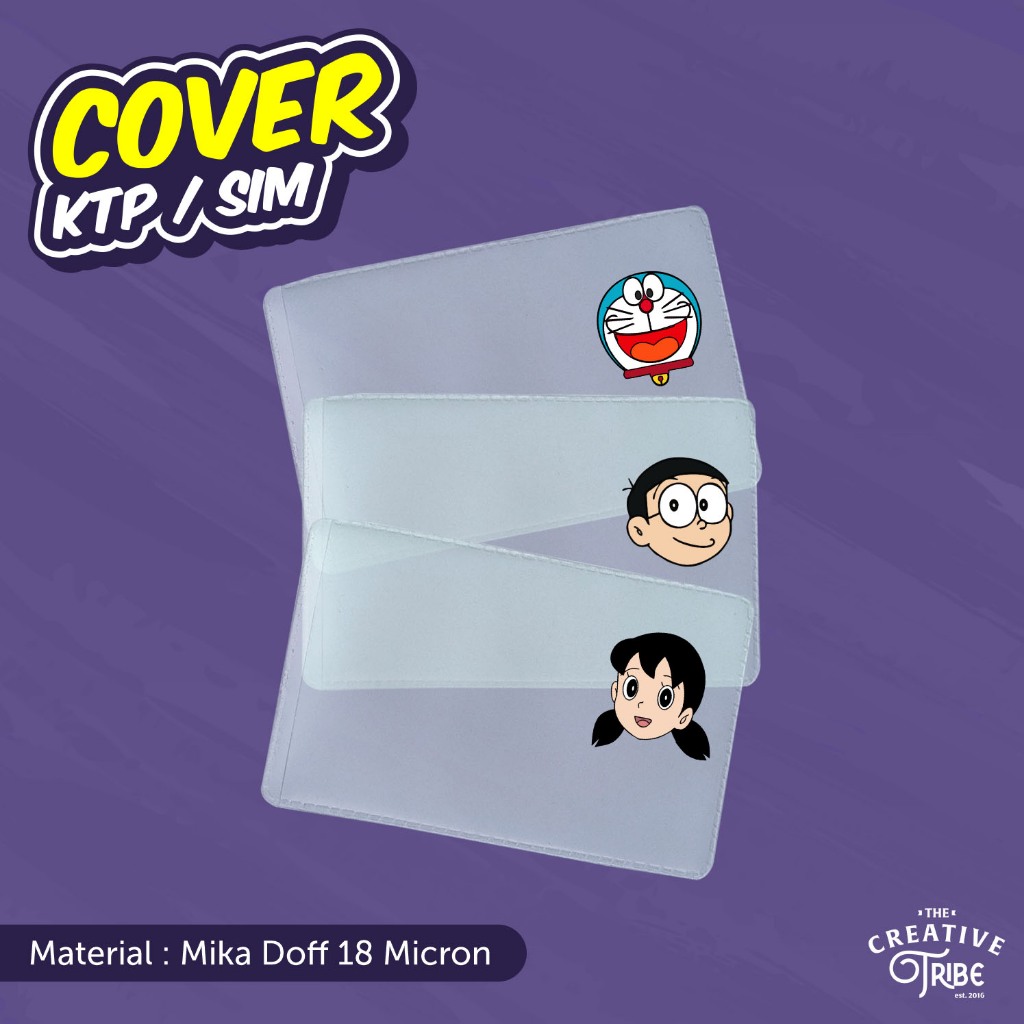 

Doraemon - Cover KTP / SIM Karakter Unik - Sampul Plastik Mika Pelindung Kartu Anime Nobita