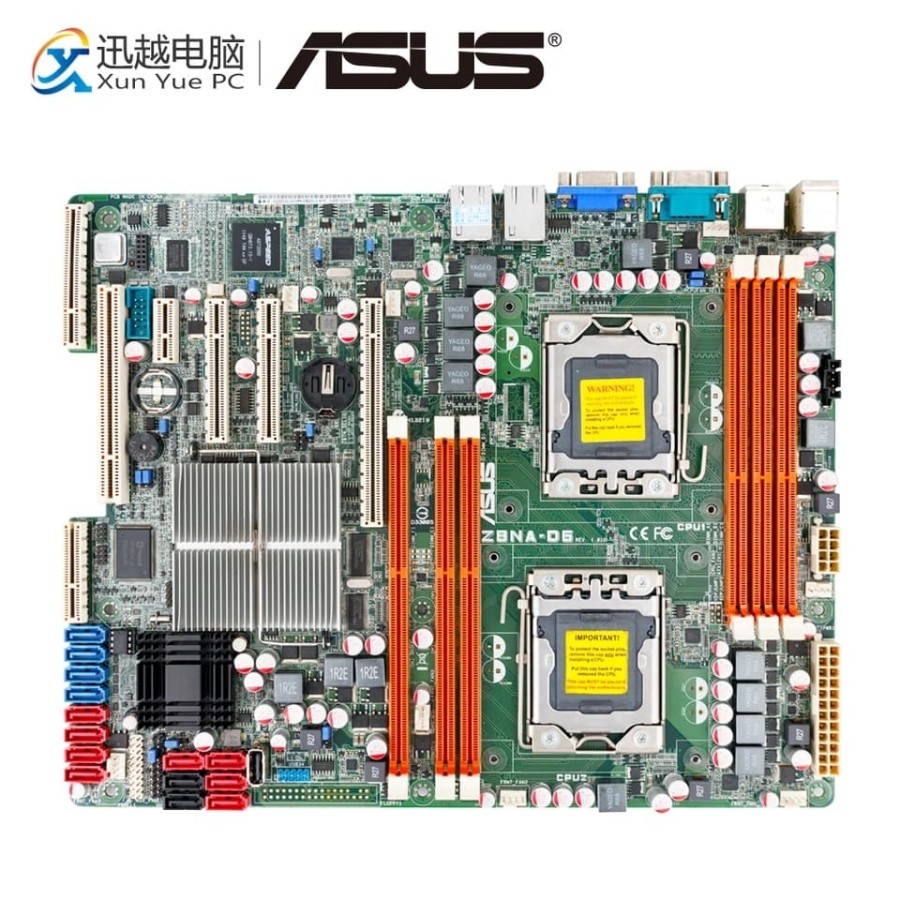 motherboard Server Asus Z8NA-6D sepaket dual xeon procesor E5620 x2-24