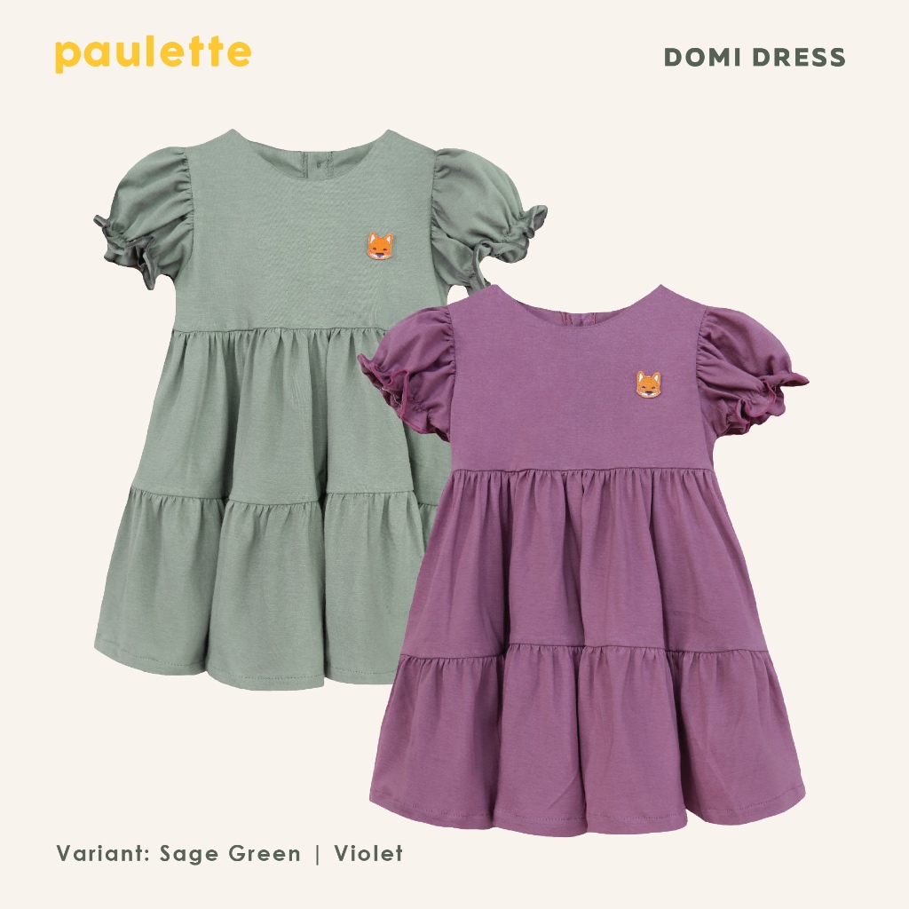 Paulette Kids Domi Dress Anak Perempuan