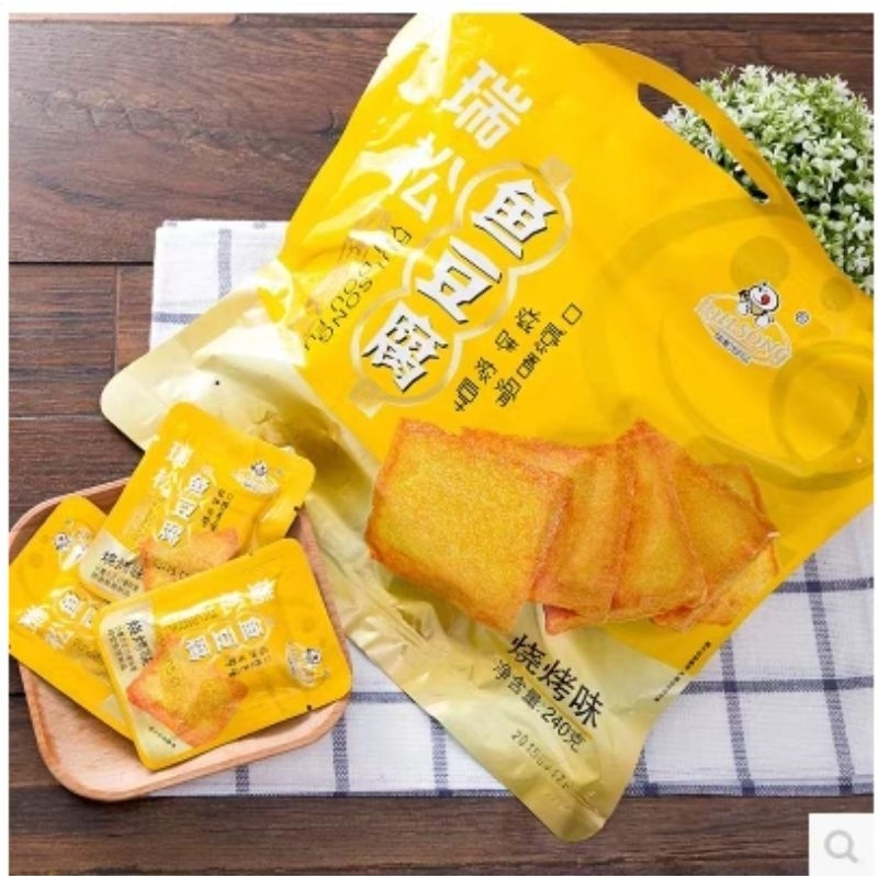 

瑞松鱼豆腐烧烤味 Ruisong tahu ikan bbq 240gr