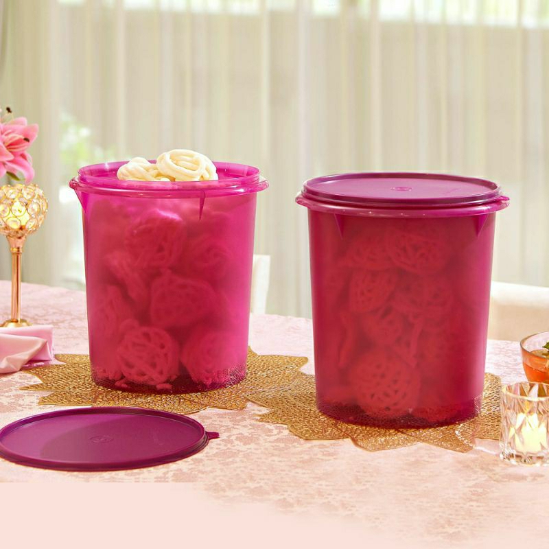 BIG SALE  PROMO TUPPERWARE GIANT CANISTER 8,4 L (Harga Satuan) - TOPLES KERUPUK RENGGINANG HARI RAYA