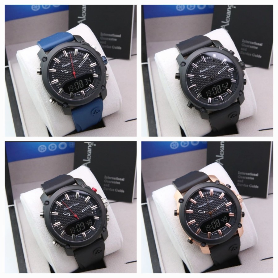 jam tangan pria alexander cristie ac9391 / ac 9391 original digital analog