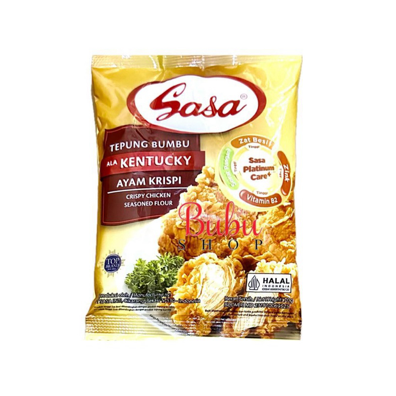 

Sasa tepung bumbu kentucky / serbaguna 70 gr