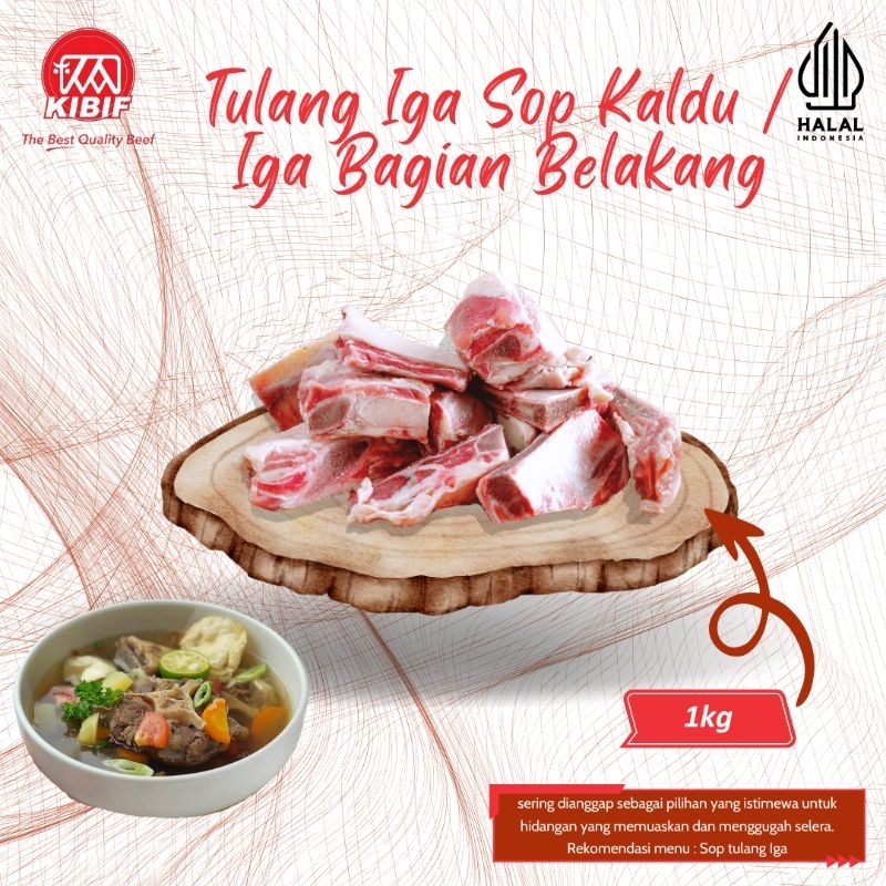 

Tulang Iga Sop Kaldu / Iga Bagian Belakang 1kg