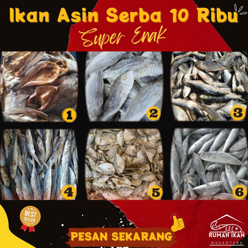 

[COD] IKAN ASIN MURAH SERBA 10 RIBU/IKAN ASIN MURAH/IKAN ASIN PREMIUM/IKAN ASIN GURIH ENAK