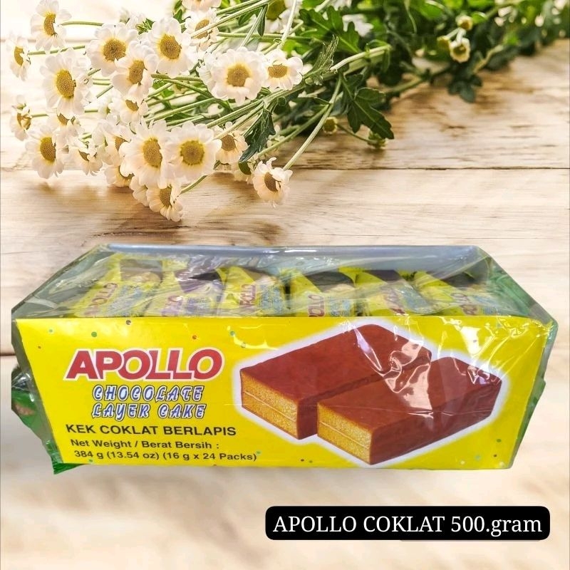 

apllo kek coklat berlapis isi 24 picis