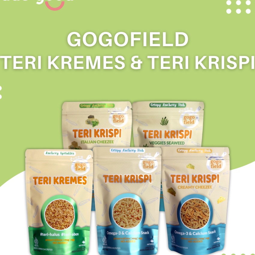 

KF7 Gogofield Teri Krispi 3gr Teri Kremes 1gr Sehat No MSG