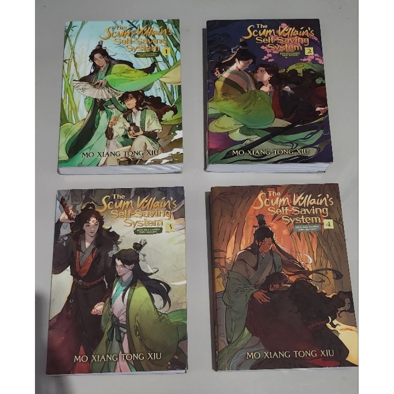 preloved novel svsss scum villain self saving system official english vol. 1-4