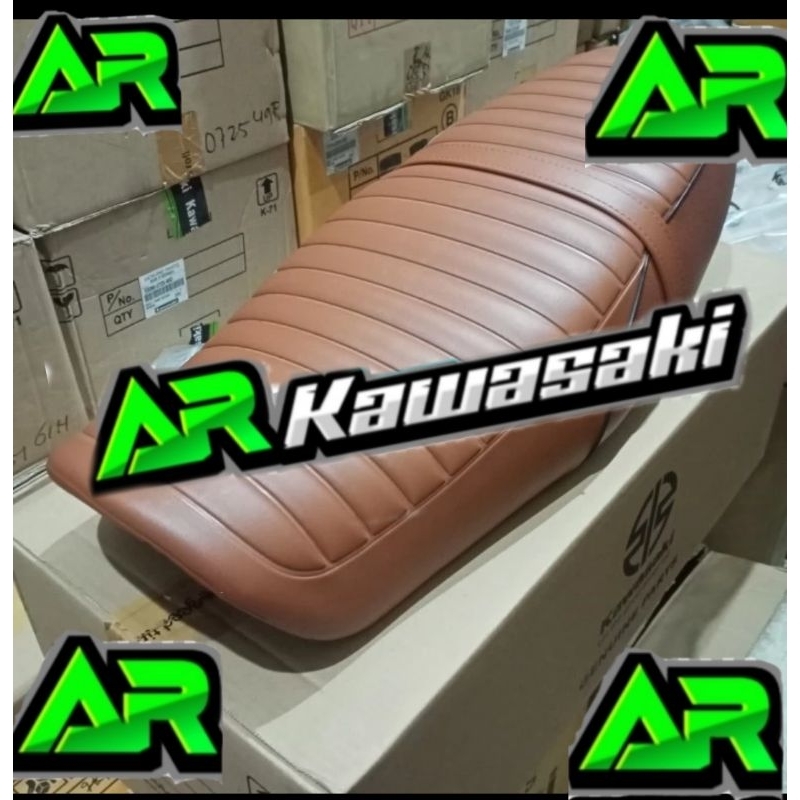 jok w175 w 175 coklat original Kawasaki