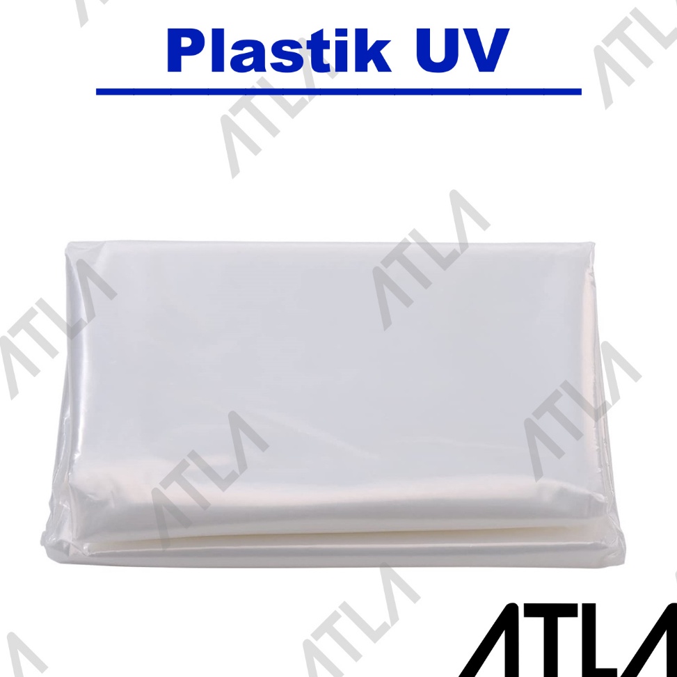 Pesan cepat Plastik UV 2 3 4 6 Meter Transparan Putih Green House Film Tutup Atap Kolam Greenhouse B