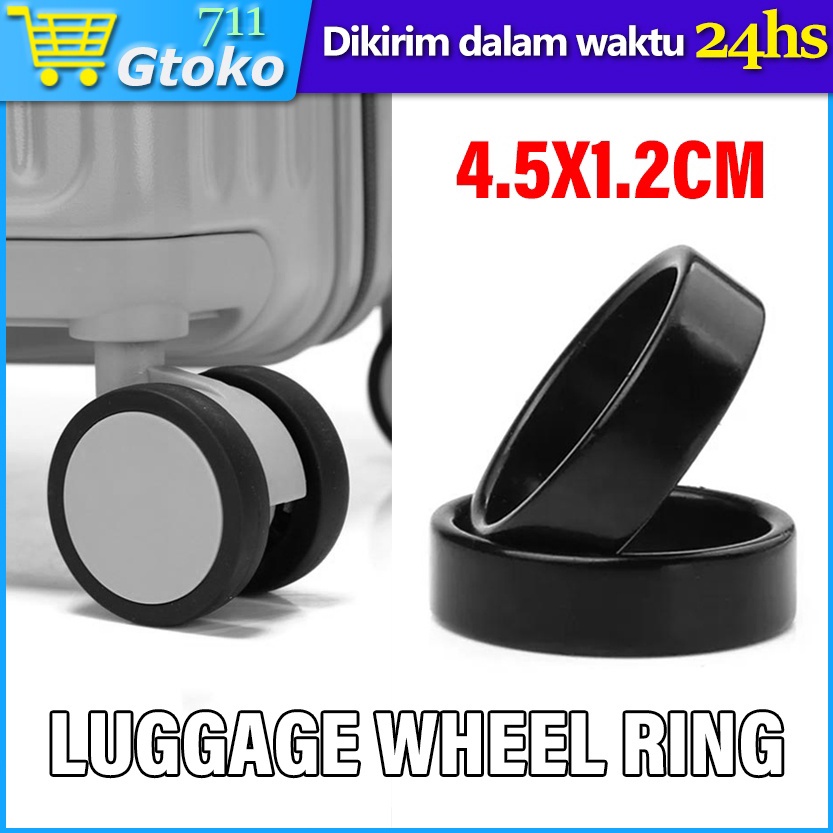 Cover Roda Koper Luggage Wheel Protector Ring Karet Pengganti Pelindung Roda Koper 2Pcs  4Pcs ART P2