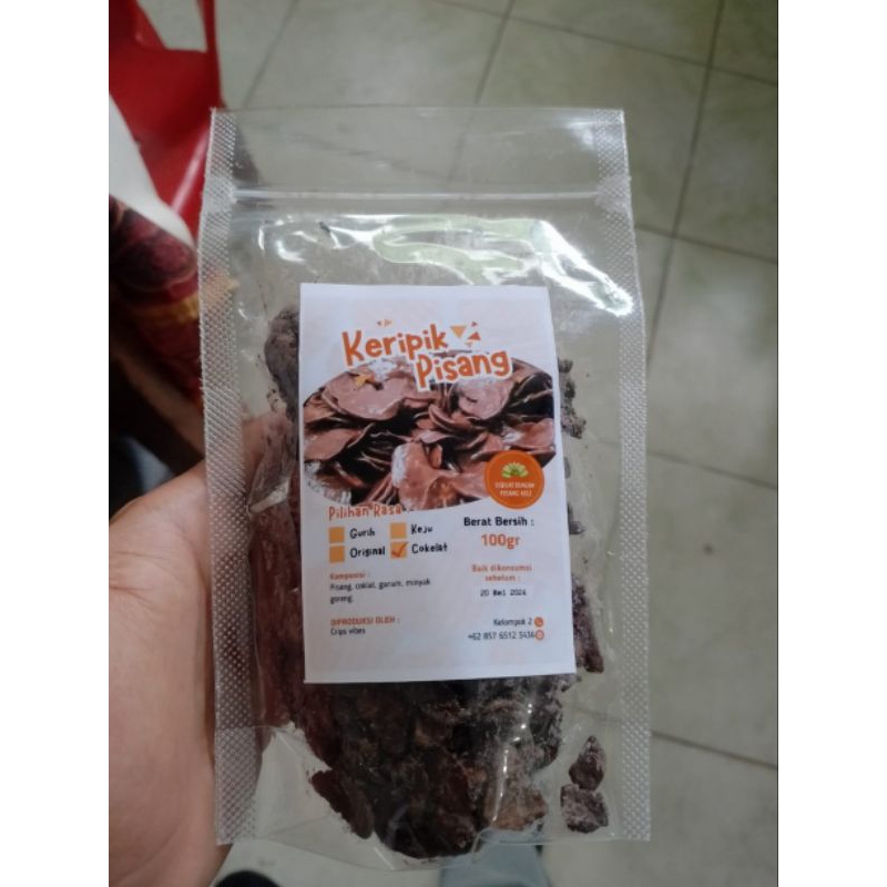 

keripik pisang cokelat