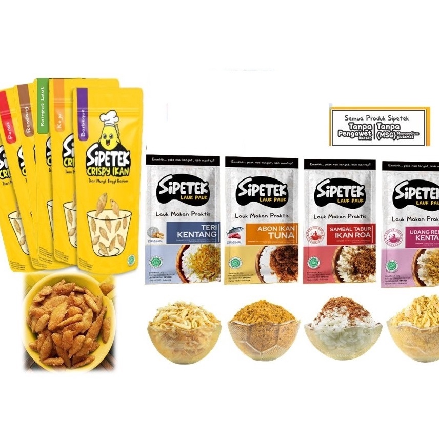 

KF7 Sipetek Crispy Ikan Sipetek Lauk Pauk Tinggi Kalsium 1thn
