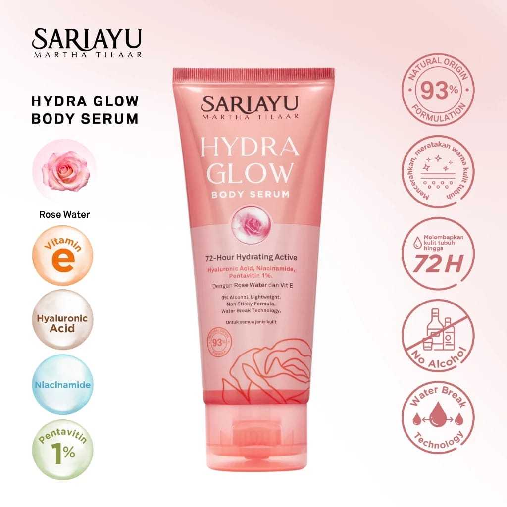 ❤ MEMEY ❤ SARIAYU Hydra Glow Body Serum 180ml
