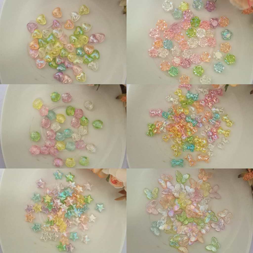 Mute Manik bening Warna Glossy 30gr