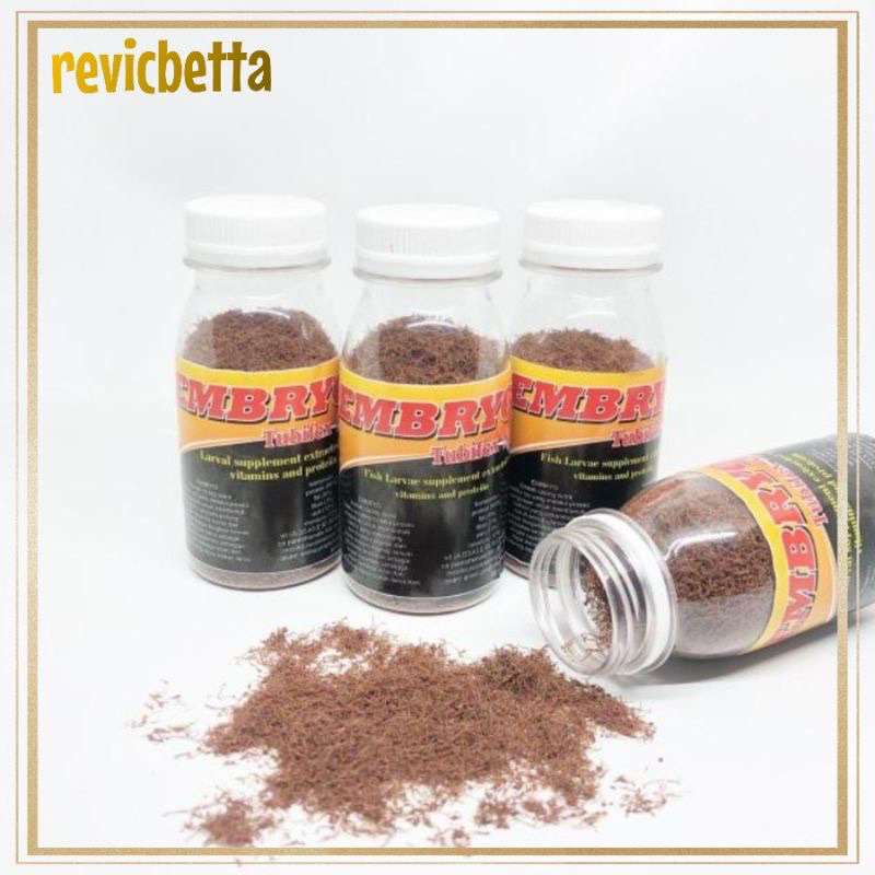 Cacing Kering Halus Sutera Netto 20gram pakan ikan cupang guppy hias predator pakan burayak ikan